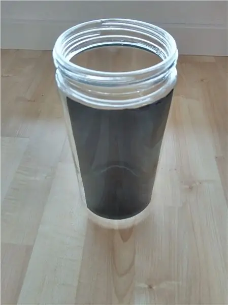 Sapukan Solar Film pada Pasta Jar