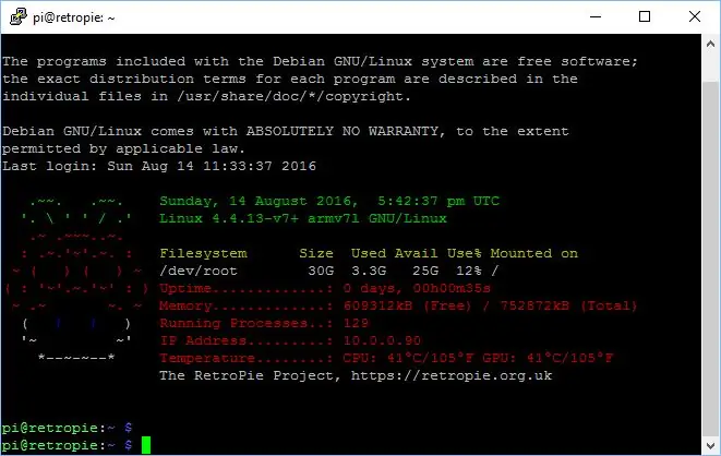 Conexión WiFi y SSH