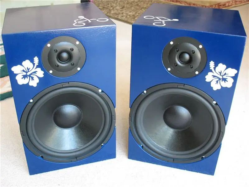 Membangun Sepasang Speaker Stereo: 13 Langkah (dengan Gambar) Membangun Sepasang Speaker Stereo: 13 Langkah (dengan Gambar)