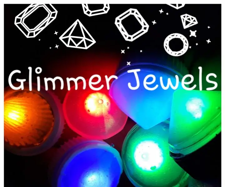 Öz -özünə hazırlanmış açma/söndürmə açarı olan Glimmer Jewels: 4 addım