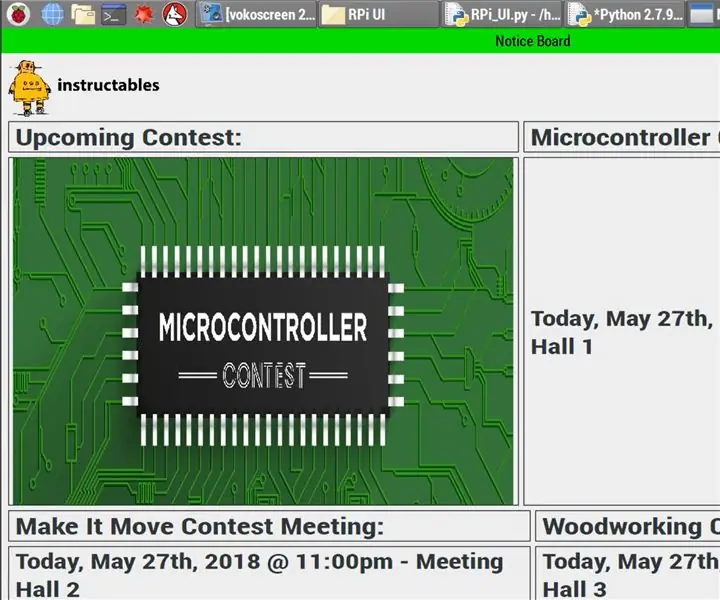 Bacheca digitale con protocollo Raspberry Pi e MQTT: 8 passaggi