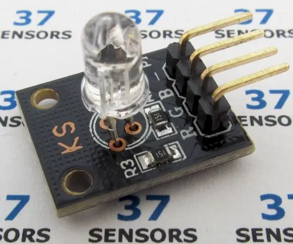 37 Sensor Kitindən RGB LEDindən istifadə: 6 addım