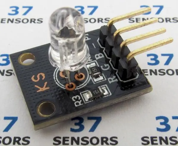 RGB-LED gebruiken van 37 Sensors Kit