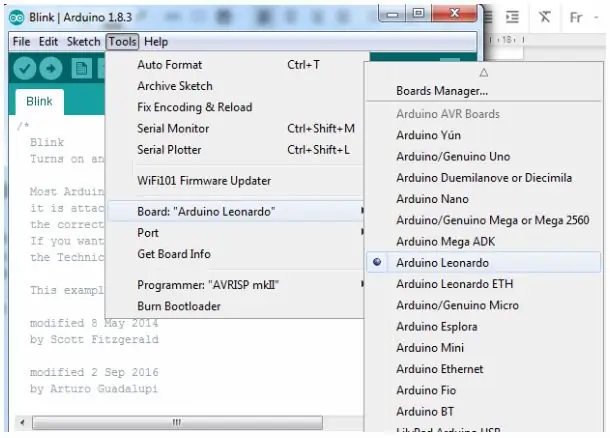 Kódolás az Arduino IDE -n