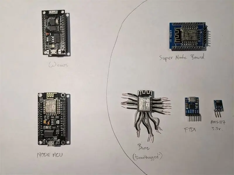 ESP8266 POV-ventilator met klok en webpaginatekstupdate