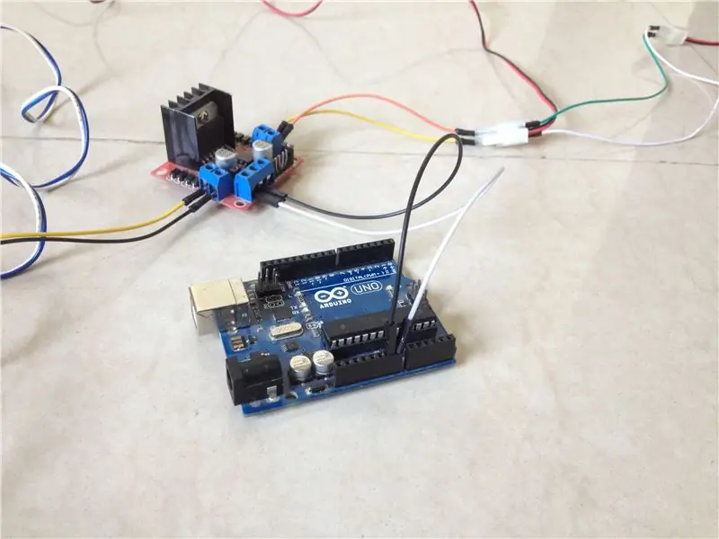 L298N Sürücü Kartını Arduino Kartının Güc Pimlərinə qoşun