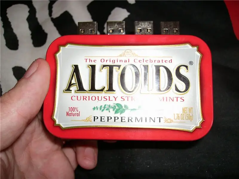 COMBO USB -DRIVE MED ALTOIDS CAN: 6 trin