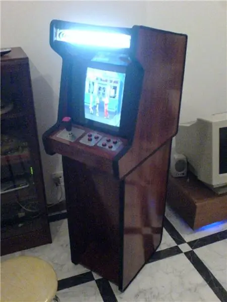 Kabinet Mini Bartop Arcade: 6 Langkah