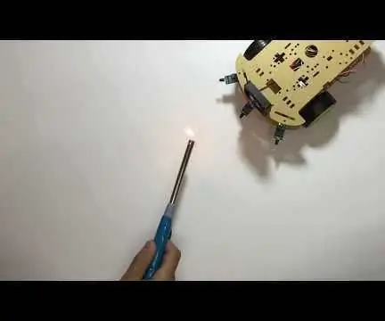 Fire Chasing Robot: 6 kroků (s obrázky)