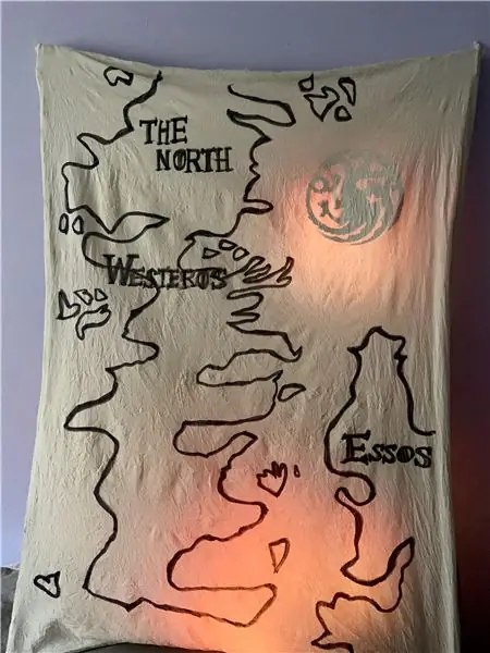 Game of Thrones Light Up Map