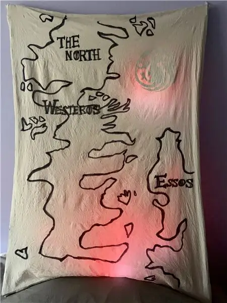 Game of Thrones Light Up Map