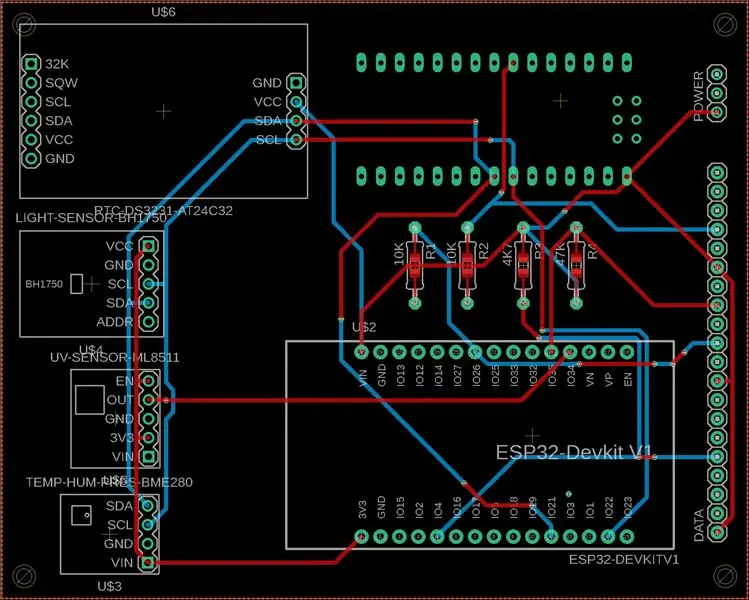 Design der Steuerplatine