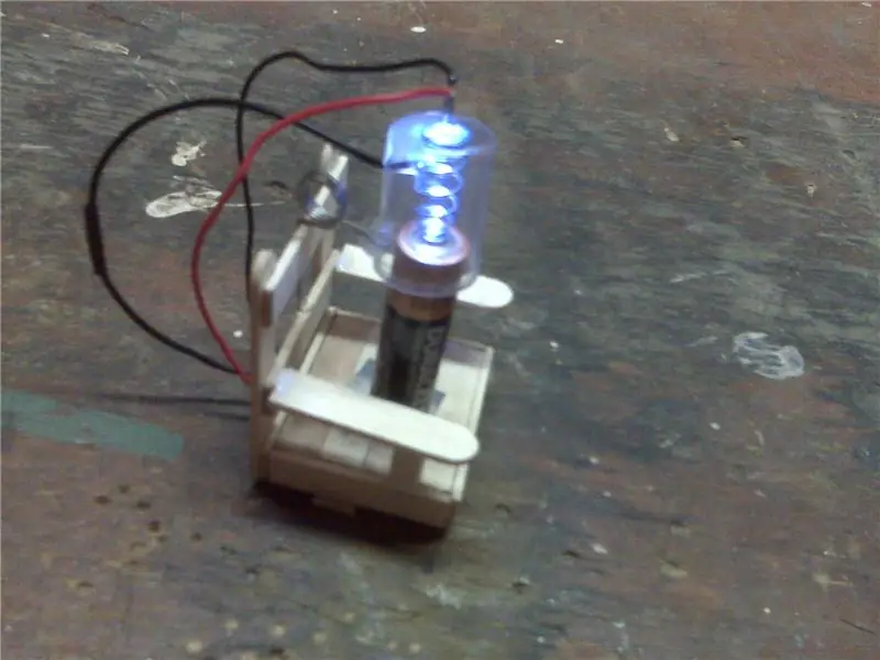 Elektrická židle Joule Thief: 5 kroků