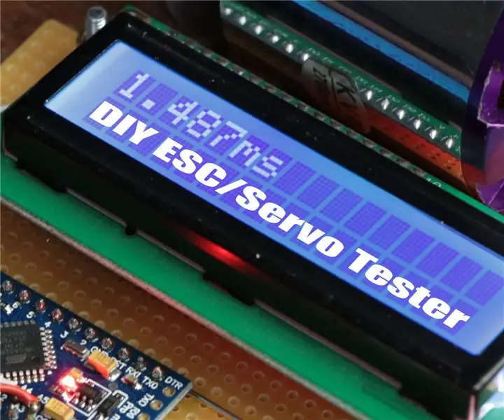 Vytvorte si svoj vlastný ESC/servo tester: 5 krokov