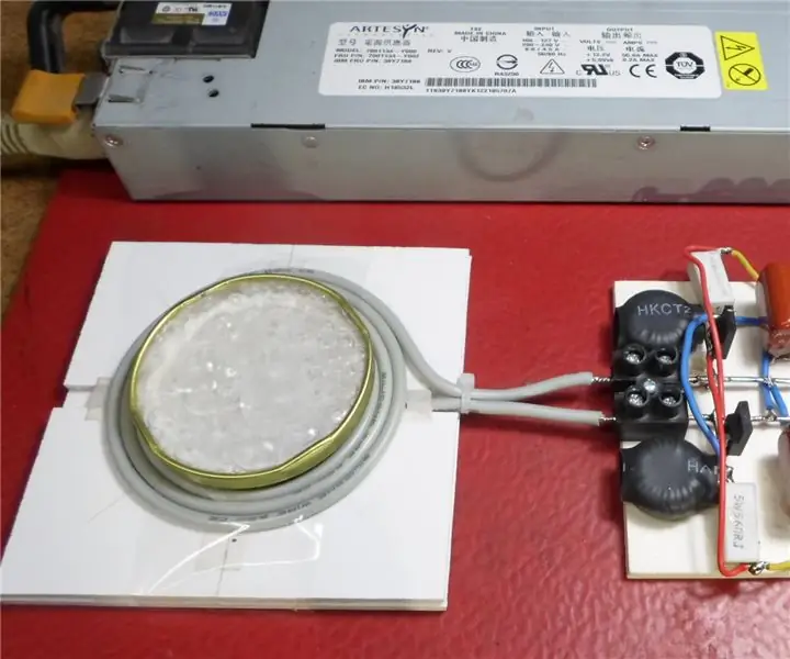 DIY Induction Heater Circuit With Flat Spiral Coil (pancake Coil): 3 Hakbang