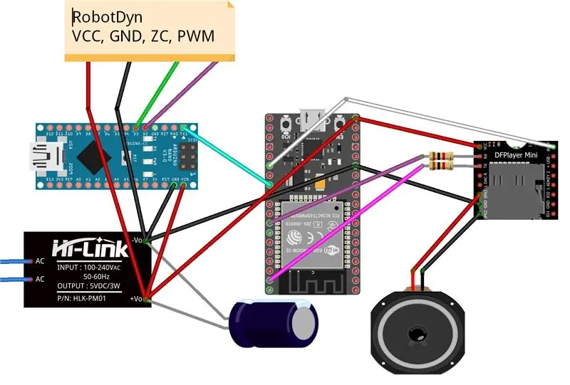 Kontroler lampe (ESP32)