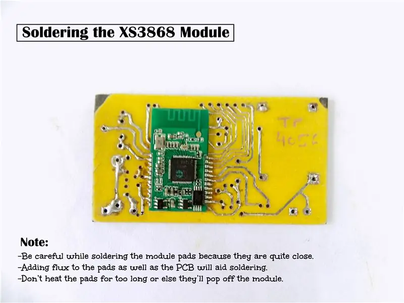 დასრულება XS3868 PCB