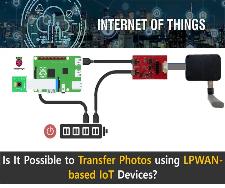 Posible bang Maglipat ng Mga Larawan Gamit ang Mga Aparatong IoT na nakabatay sa LPWAN ?: 6 Mga Hakbang