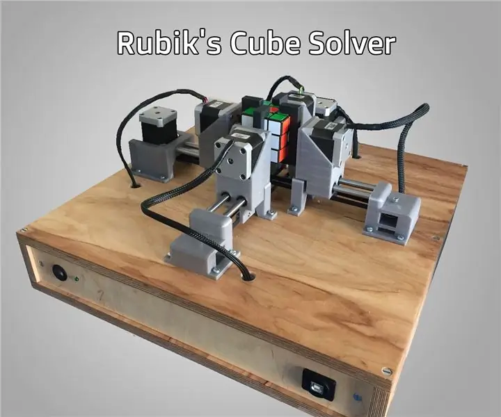 Q-Bot: el solucionador de cubs de codi obert de Rubik: 7 passos (amb imatges)