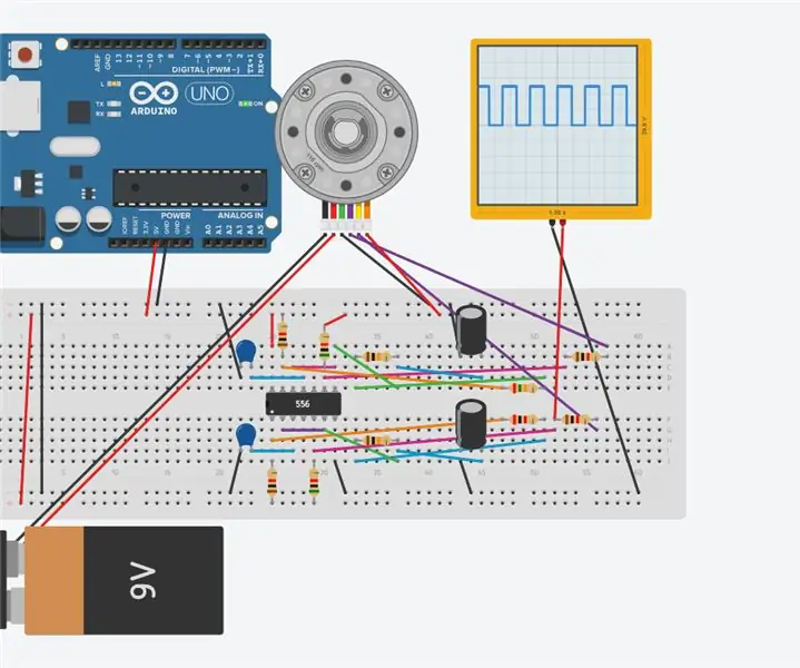Použitie časovača 556 na pohon krokového motora: 5 krokov