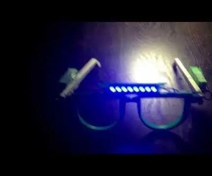 Gafas con faros delanteros y modo de fiesta dual: 12 pasos