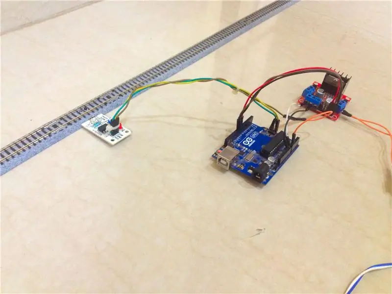 Connectez la piste 'captée' à l'Arduino