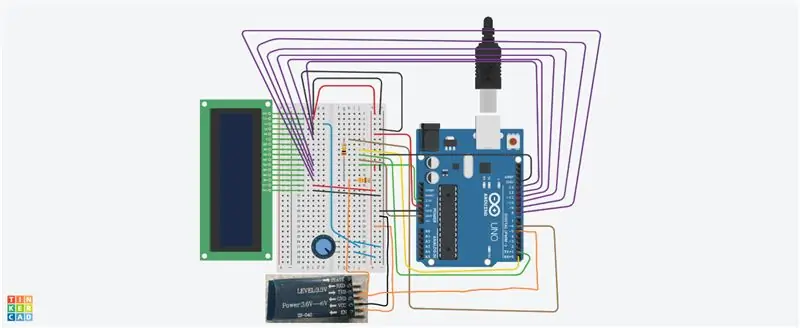 Vezje in koda z Bluetoothom