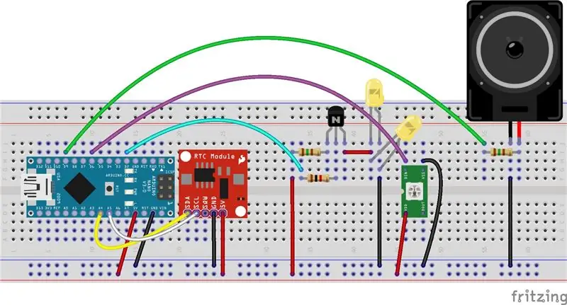 Memasang Litar dan Mengatur Arduino