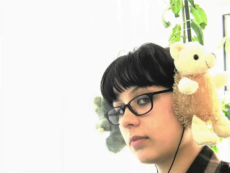 Stuffed-Animal Headphones: 5 Kauj Ruam (nrog Duab)