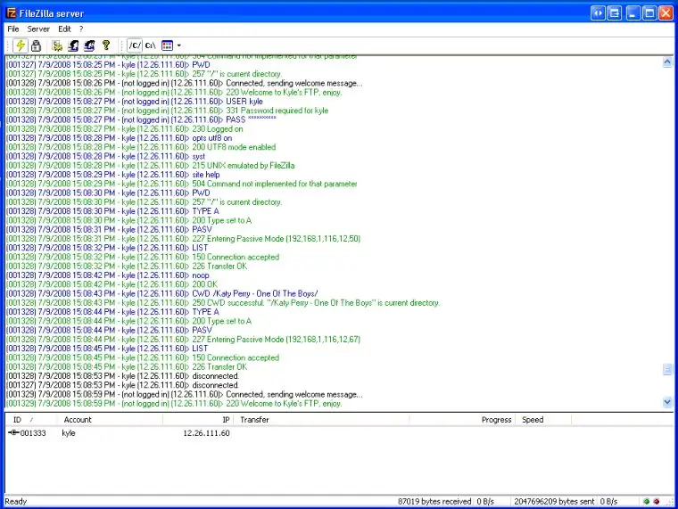 Filezilla istifadə edərək bir FTP Server qurmaq!