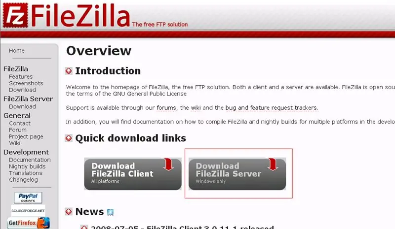 Descarregueu Filezilla!