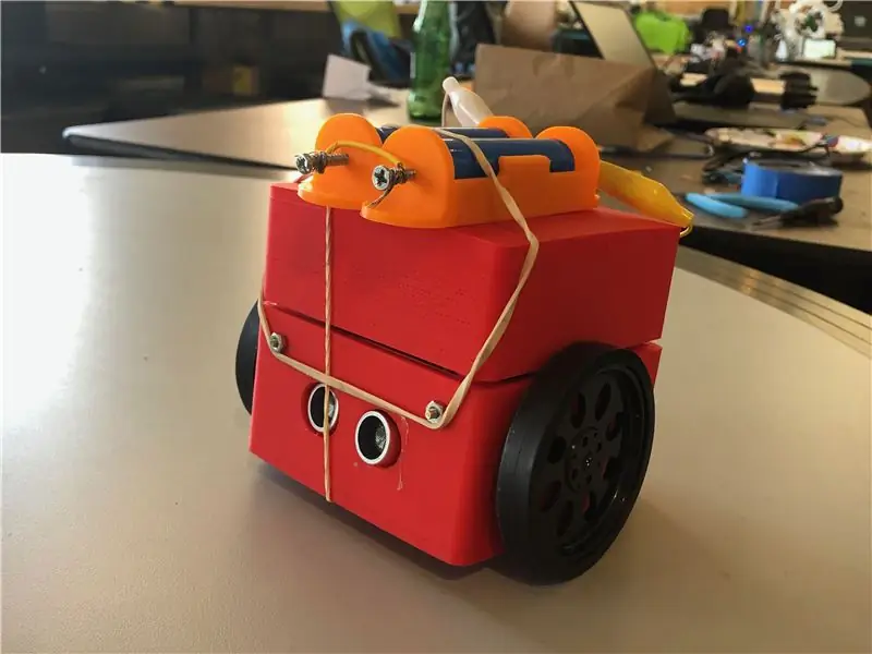 Arduino 3D vytištěný sumo bot