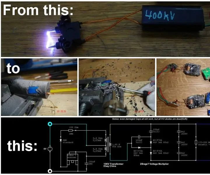 Инкапсулированный в смолу модуль высокого напряжения Reverse Engineer из Китая: 7 шагов