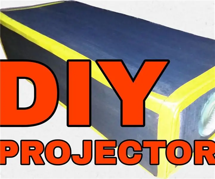 1 dollar altında DIY proyektoru: 4 addım