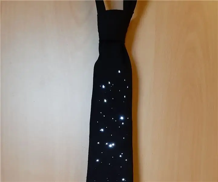 Starry Sky Led Tie: 9 ขั้นตอน (พร้อมรูปภาพ)