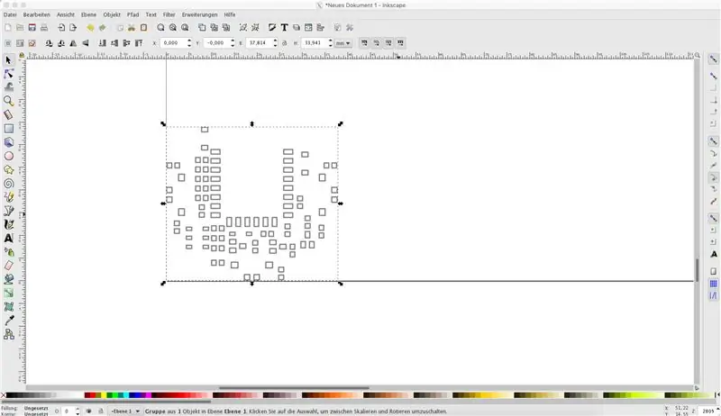 Generer Laser Gcode fra Stencil