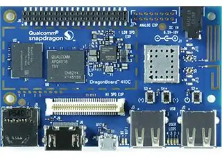 Toegang tot eksterne wortellêersisteem met behulp van DB410 as 'n Ethernet -Dongle