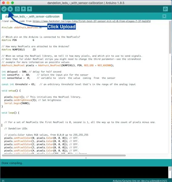 Programando el Arduino