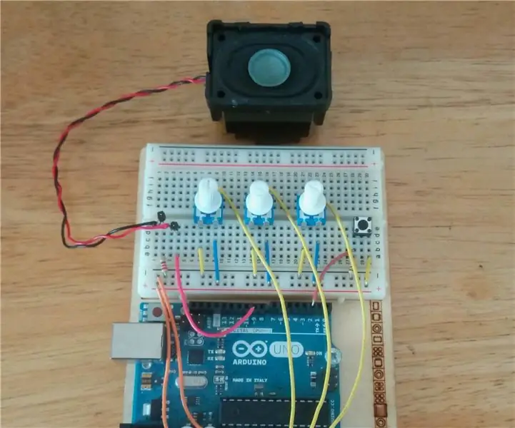 Hlukový stroj Arduino: 4 kroky