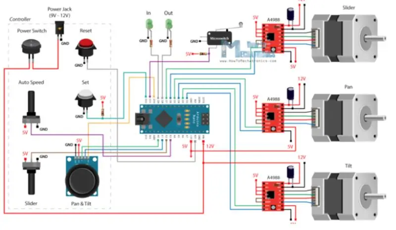 Пасо 5: Electrónica Y Diseño Del PCB