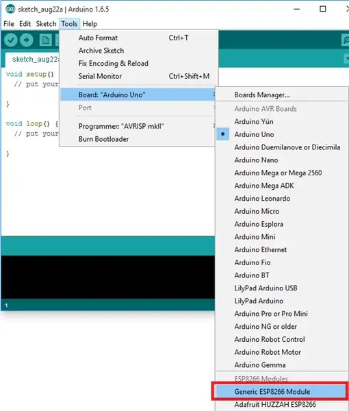 Cara Memasang Papan ESP8266 di Arduino IDE