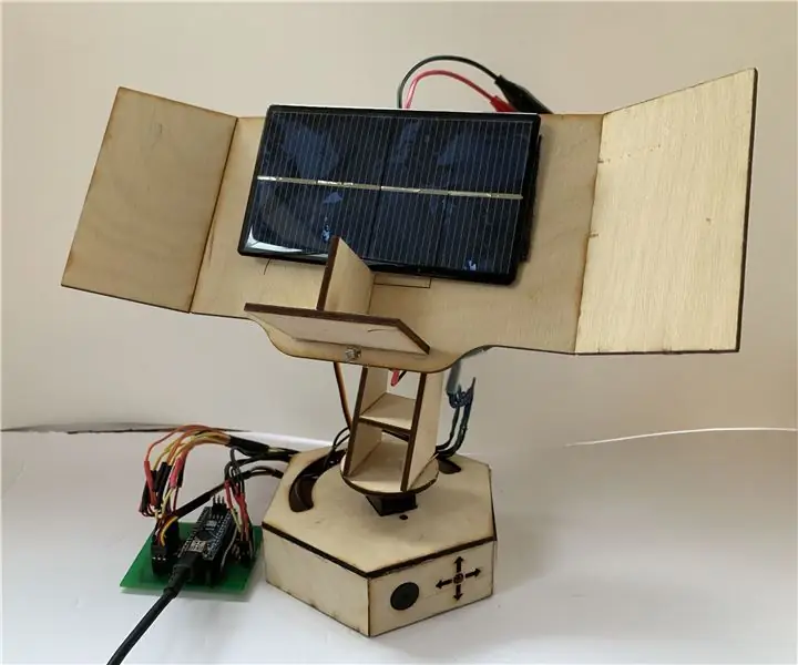 Izgradnja automatskog solarnog tragača s Arduino Nano V2: 17 koraka (sa slikama)