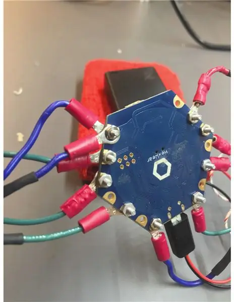 Conexión al HEXWear, incluido el uso de una fuente externa