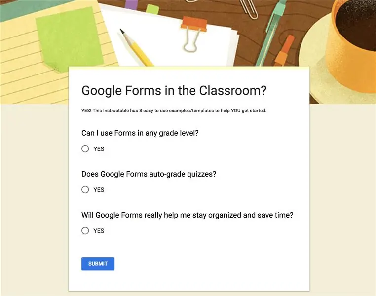 Formularët e Google në klasë