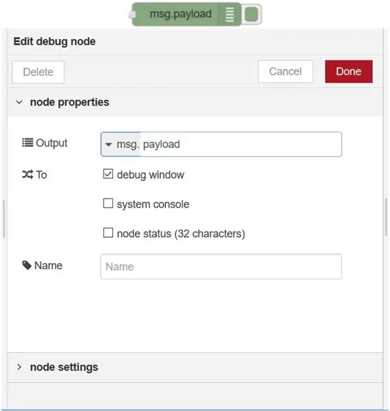 Node yang Disebutkan Di Atas dan Pengaturannya