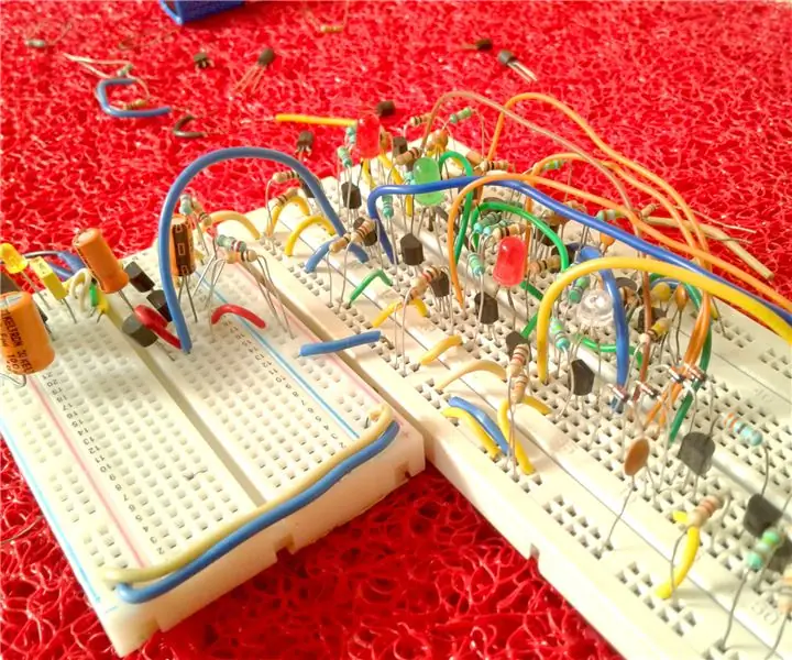 Comptador BCD amb transistors discrets: 16 passos