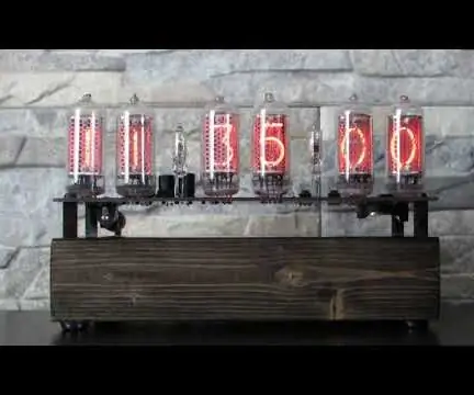 Nixie Clock YT: 9 steg (med bilder)