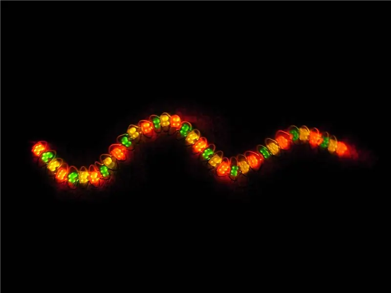 Șarpe LED: 9 pași