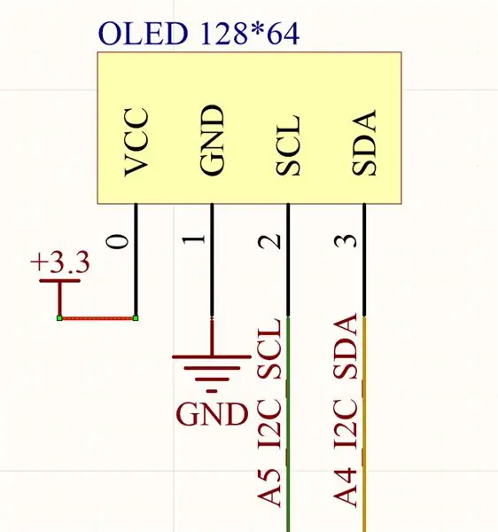 Anschließen des OLED-Displays