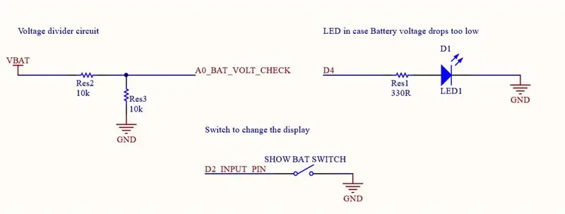 Overvåking av VBAT (9V batteri)